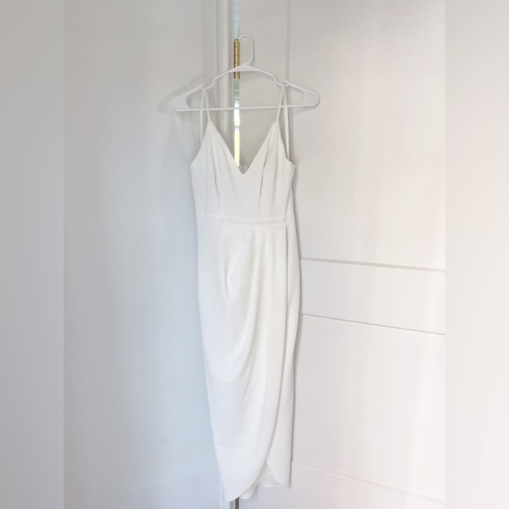 COPY - BHLDN Caron V Neck Crepe Dress- Size 2